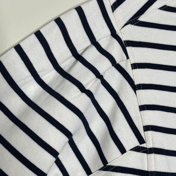 SEZANE STRIPED ORGANIC‎ COTTON SWEATSHIRT SIZE XS NWT - Picture 4 of 10